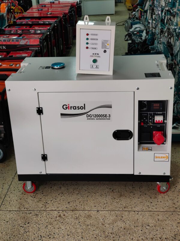 Girasol DG12000SE-3 – 10kVA Three-Phase Diesel Generator (Silent Type)